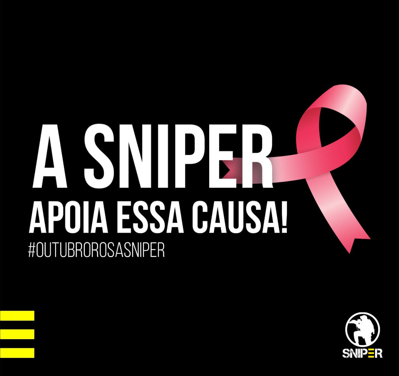 Rede de entretenimento Sniper busca mirar o alvo da prevenção contra o câncer de mama